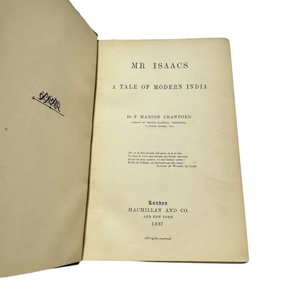 MACMILLAN AND CO. mr isaacs